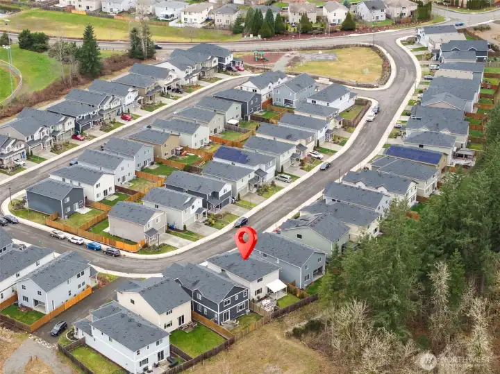 This gorgeous home is tucked in the back of the community but less than a block from the dedicated neighborhood park. The best of both worlds!