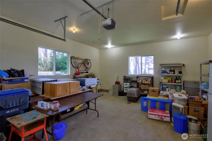 The single car garage is oversized!