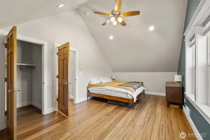 Upstairs Primary- large bedroom with WIC!