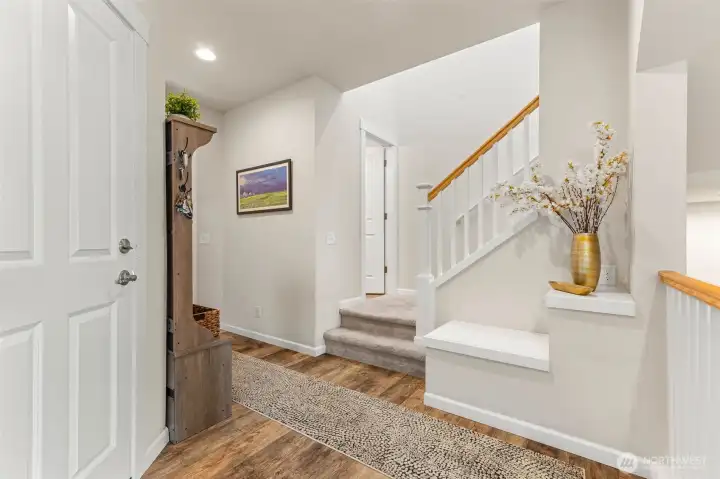 Stairs to upper level