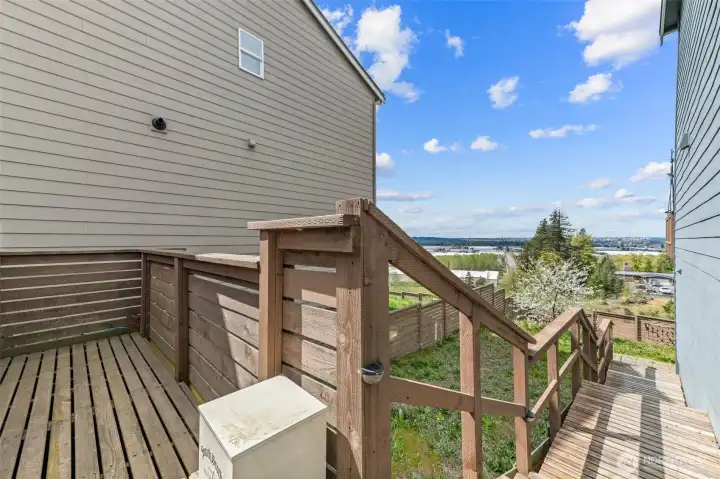 Stair to lower level rental