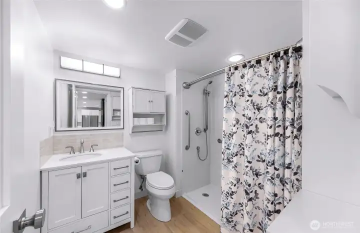 3/4 Bath added and completed with ADU built out in 2025.
