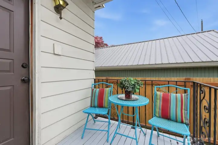 Comfortable Place To Sit Outside and Enjoy