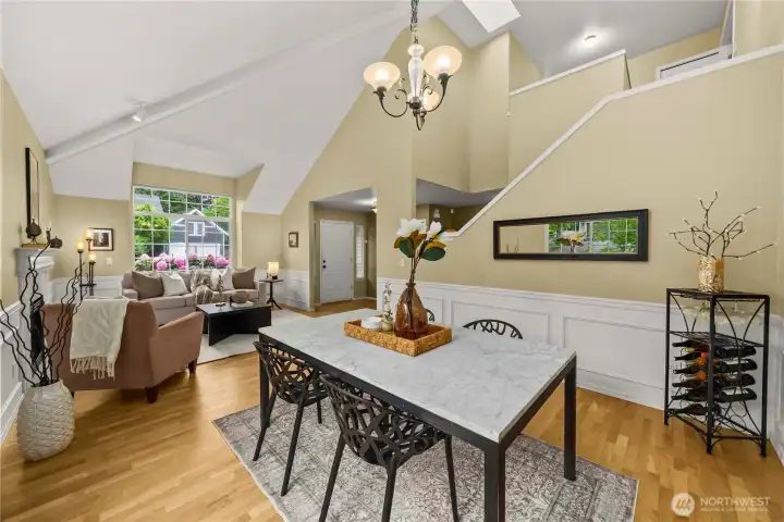 Conveniently located dining room situated just off the living room for easy everyday living and entertaining.