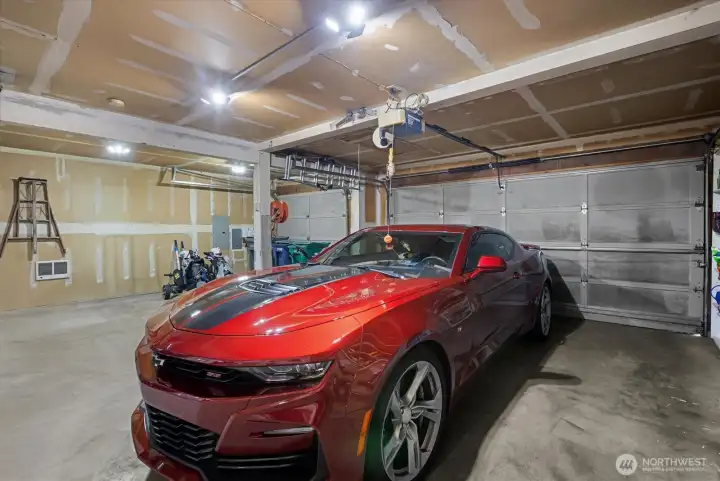 New homeowner can appreciate a 3-car garage for more storage or workout area.