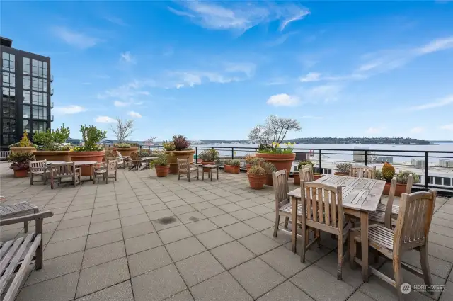 Imagine, dining as you enjoy the Ferries cross the sound.