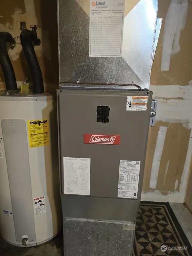 Brand new furnace installed 01/02/25, years of maintenance free living.