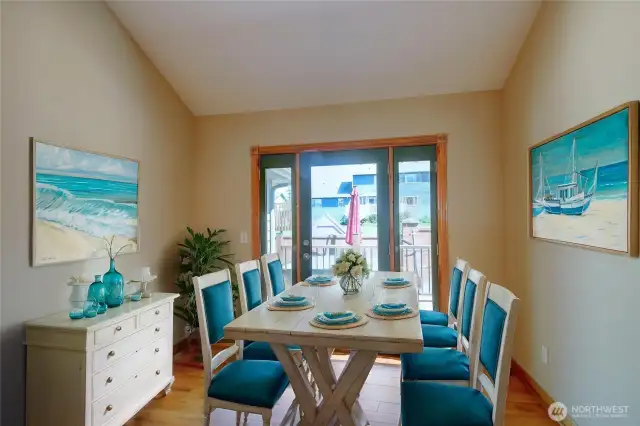 Dining area off of kitchen - *Virtually Staged