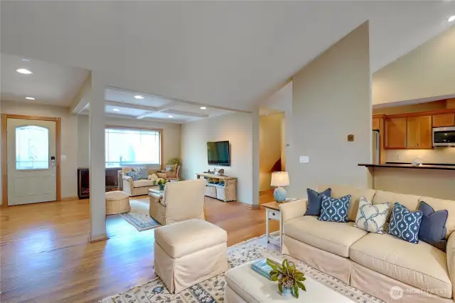 Large living area with so much flex space! - *Virtually Staged