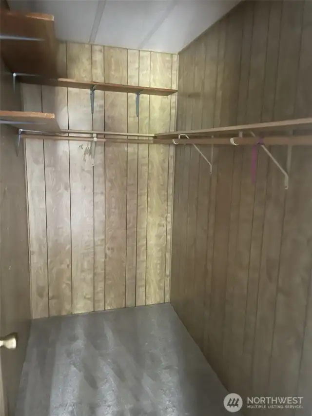 Master closet