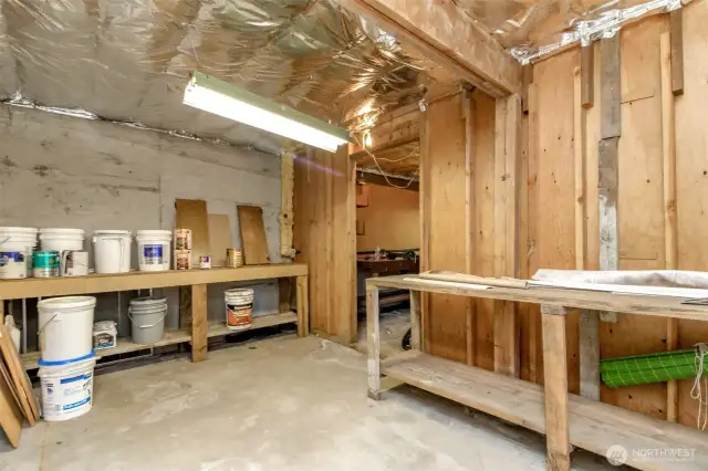 3rd room in unfinished basement