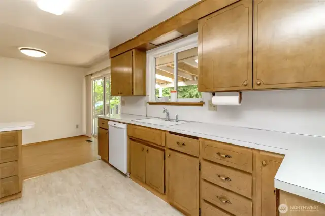 Kitchen of the vacant unit