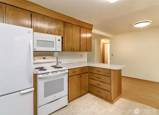 Kitchen of vacant side