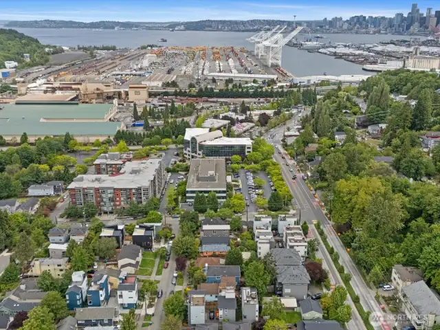 Surrounded by new development