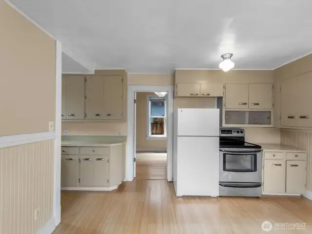 You could flip this adorable 2 bedroom/1 bath cottage, then live in it while you convert addtional structure into a DADU for added investment value
