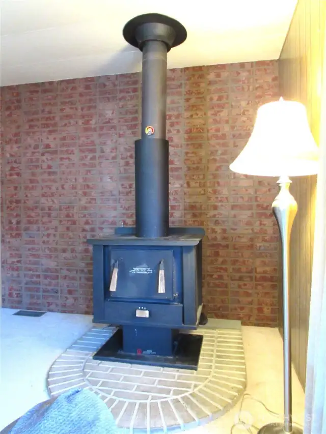COZY WOODSTOVE WHEN NEEDED