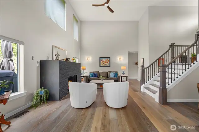This space, both grand and intimate, beckons for evenings of laughter or quiet reflection.