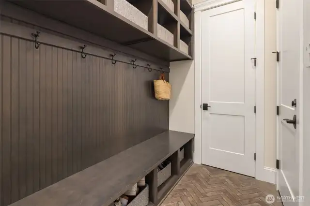 Drop your bags, kick off your shoes, and hide the chaos in style—this chic mudroom is built to handle real life, beautifully.