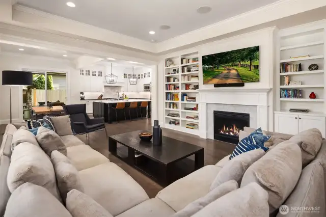 Open-concept perfection—where dinner simmers, game night kicks off, and someone’s always curled up by the fire. This is the heartbeat of the home.
