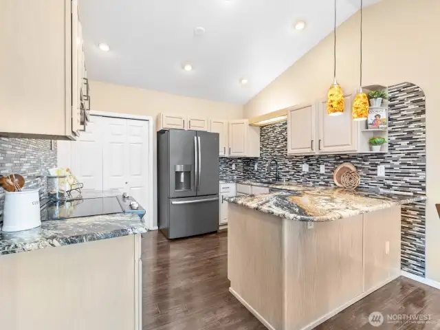 Large kitchen with all the space you'd need