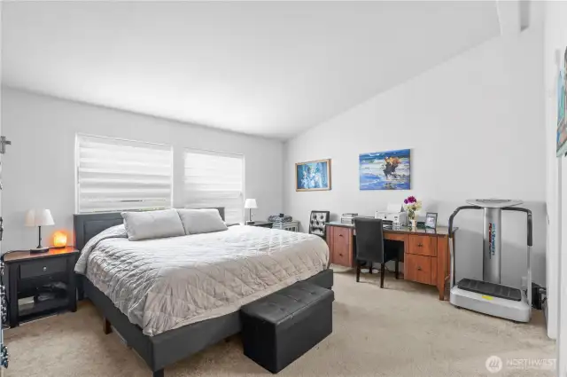 Primary suite is spacious!
