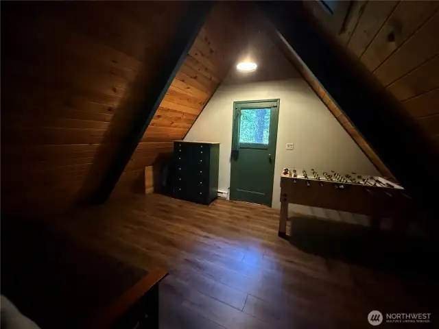 Tons of room w/ door leading out to upper deck.