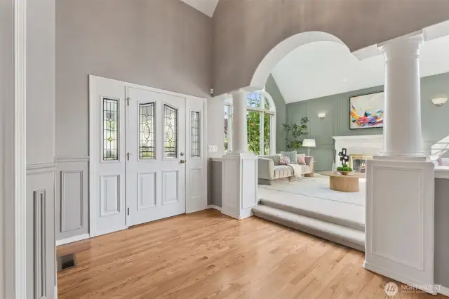 Entry to formal living room