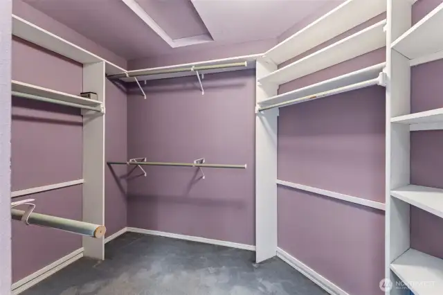 Primary bedroom closet