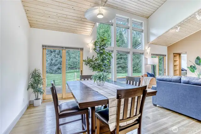 dining and living room