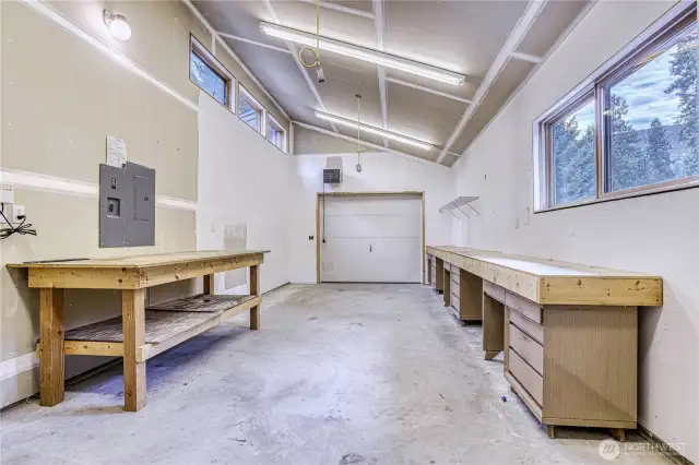 shop space in garage