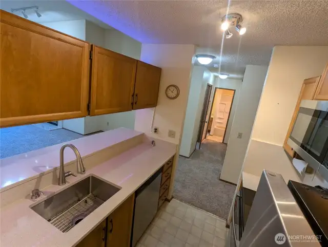 New plumbing & lighting fixtures