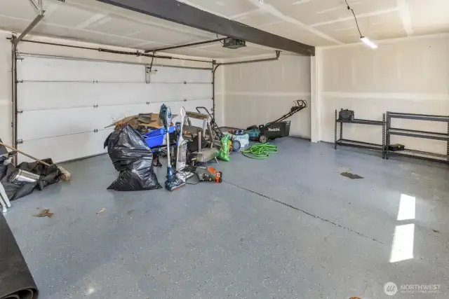 Good sized 2 car garage