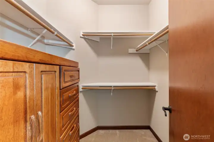 2nd closet in primary bedroom