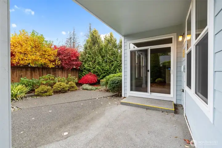 Covered patio
