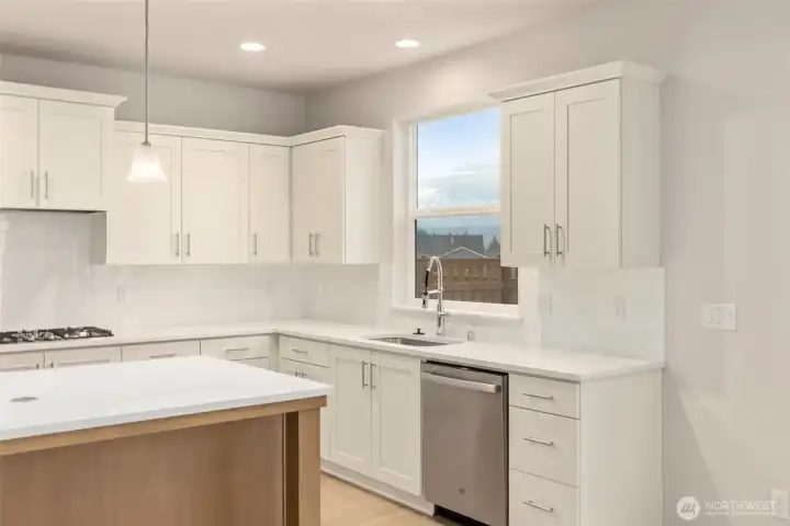 Gourmet Kitchen w/ Mt. Rainier Views