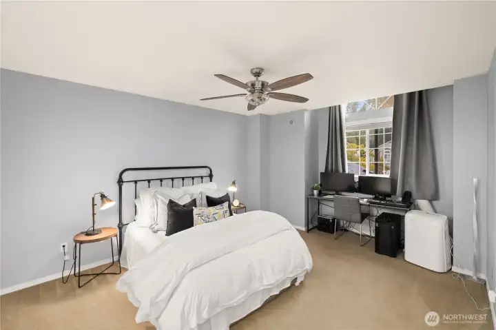 Primary Suite with walk-in closet.