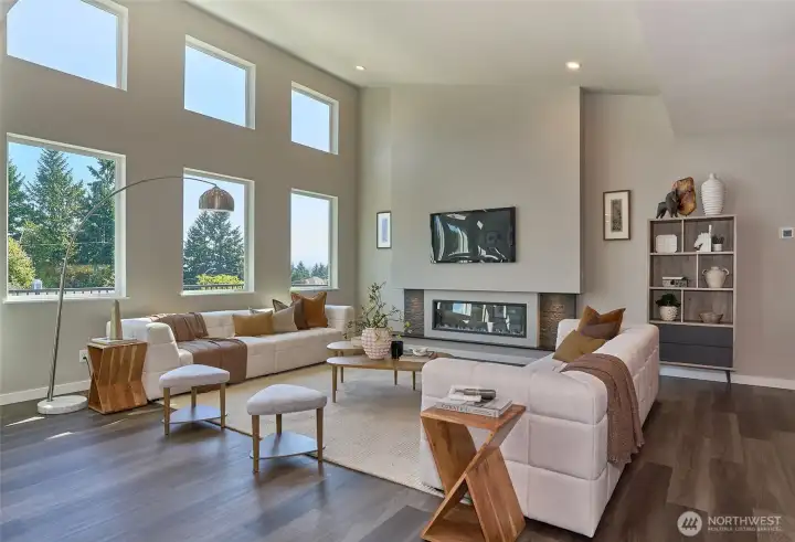 This photo is of the model home.