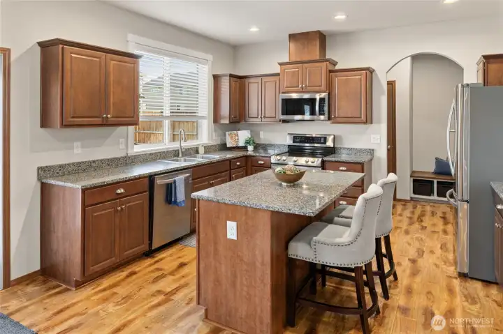 Large Kitchen with Island