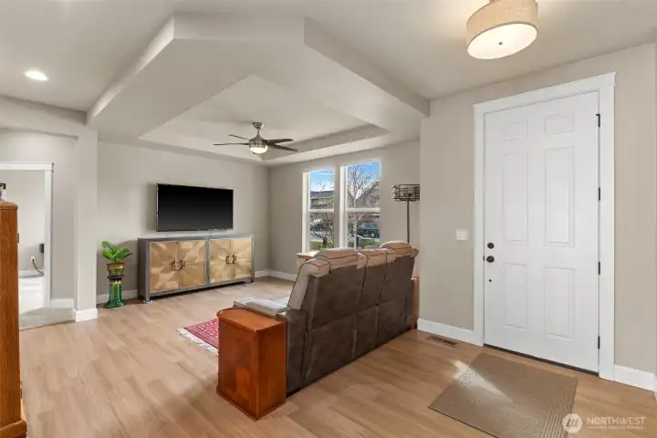 Spacious living room.