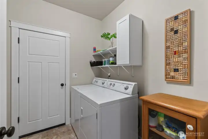 Laundry room.