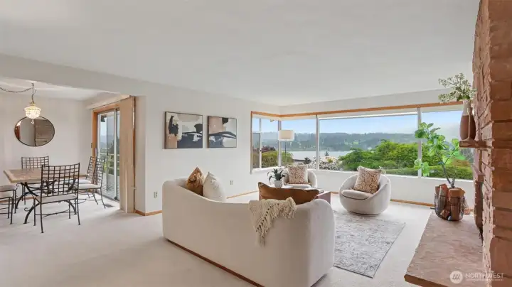 Views of the lake from every room on the main floor.