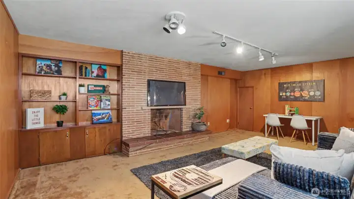 Downstairs cellar or storage room.
