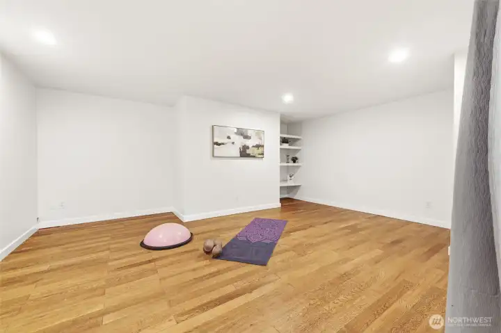 Flex room for gym, media, game room etc.