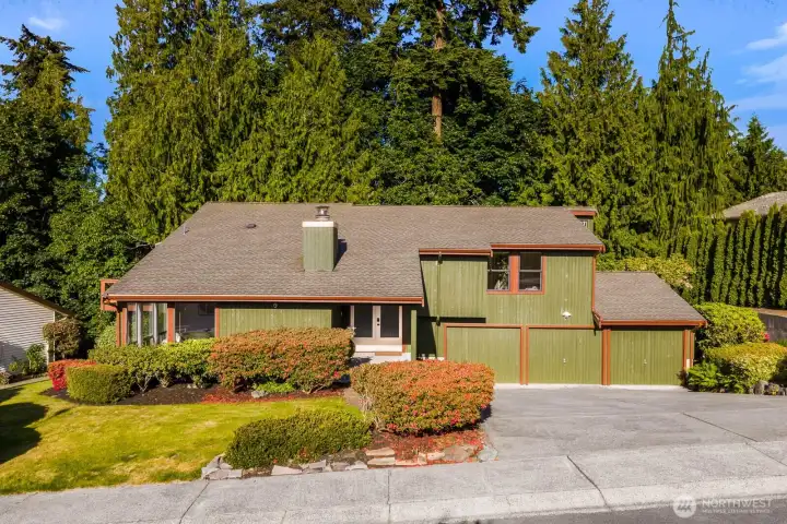 Clean lines, newer roof and exterior paint