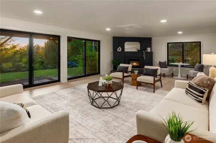 Generous Daylight Basement with Sound Views