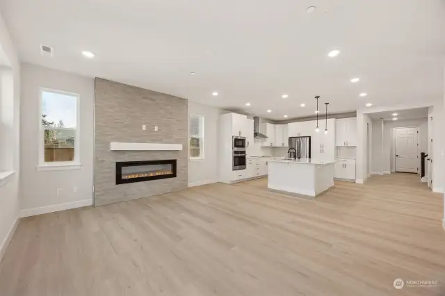 Great Room Looking back at Kitchen