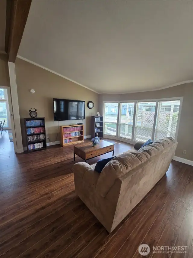 Living room with tons of natural light!