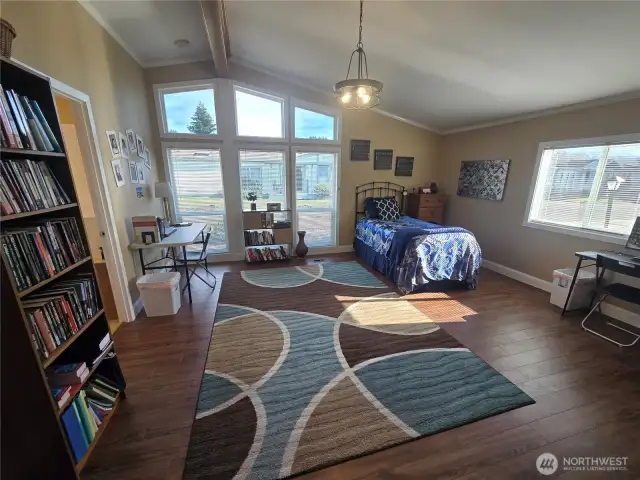 very spacious primary suite