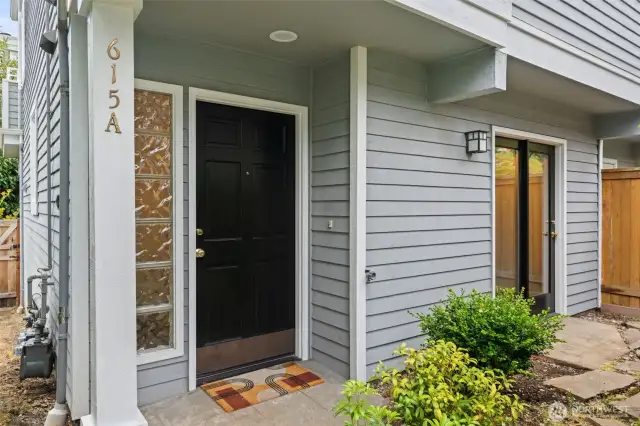 Entry with Private Patio