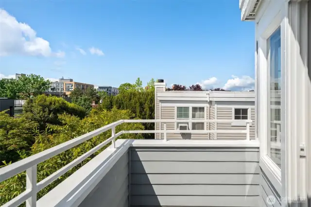 Primary view balcony with city views